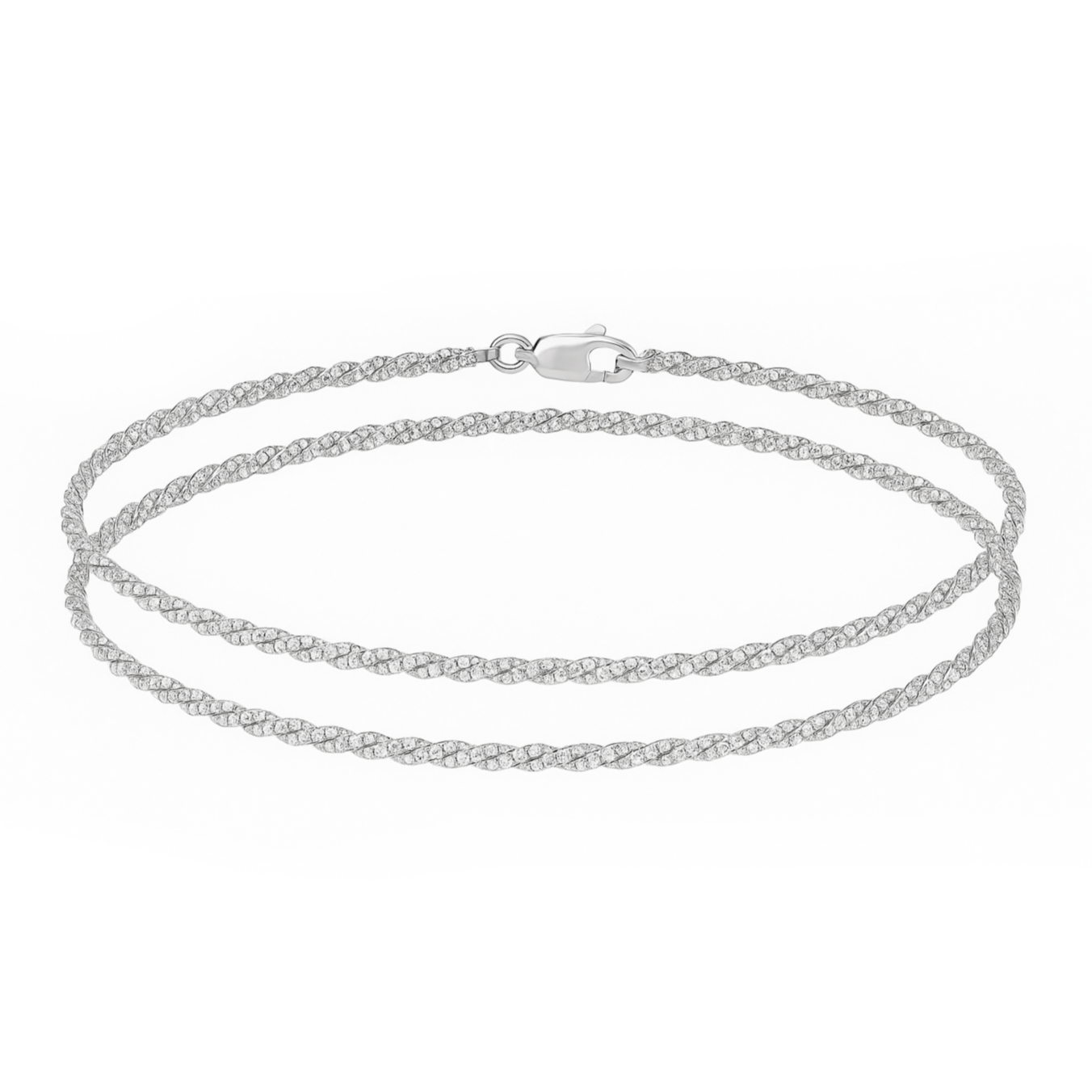 Vintage Diamond Rope Anklet