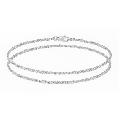 Vintage Diamond Rope Anklet